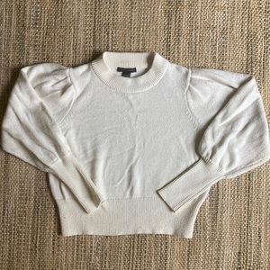 French Connection Puff Sleeve Sweater Medium